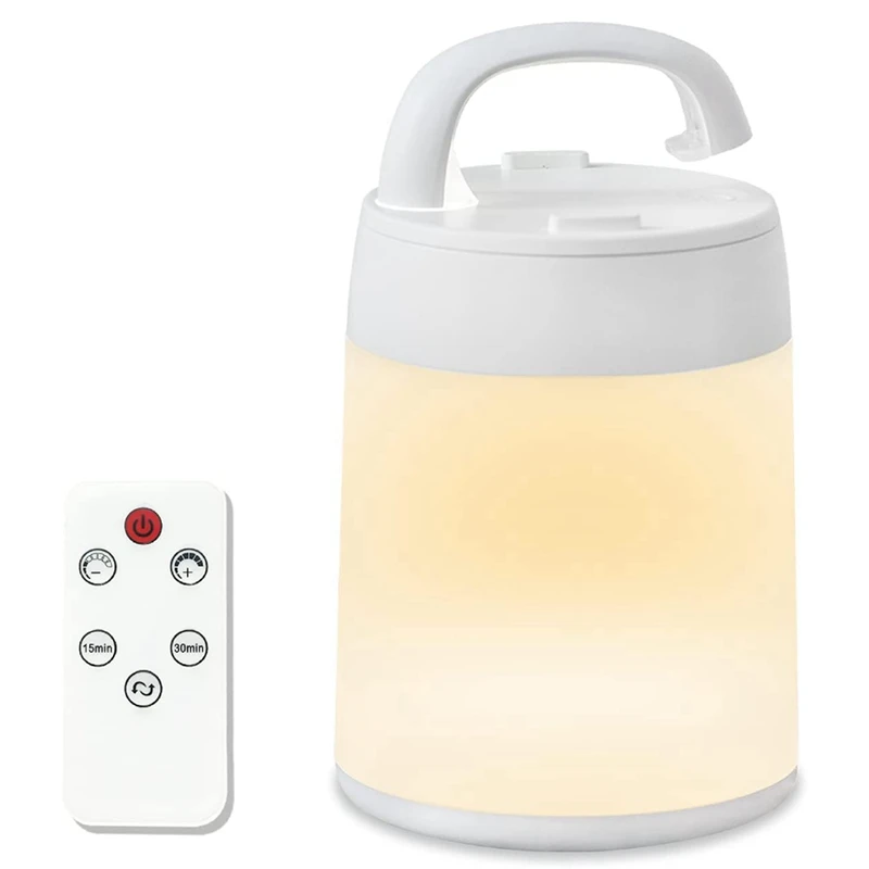 

Прикроватная лампа, регулируемая яркость, 3 цветов, сменный пресс с дистанционным управлением, автоматическое выключение