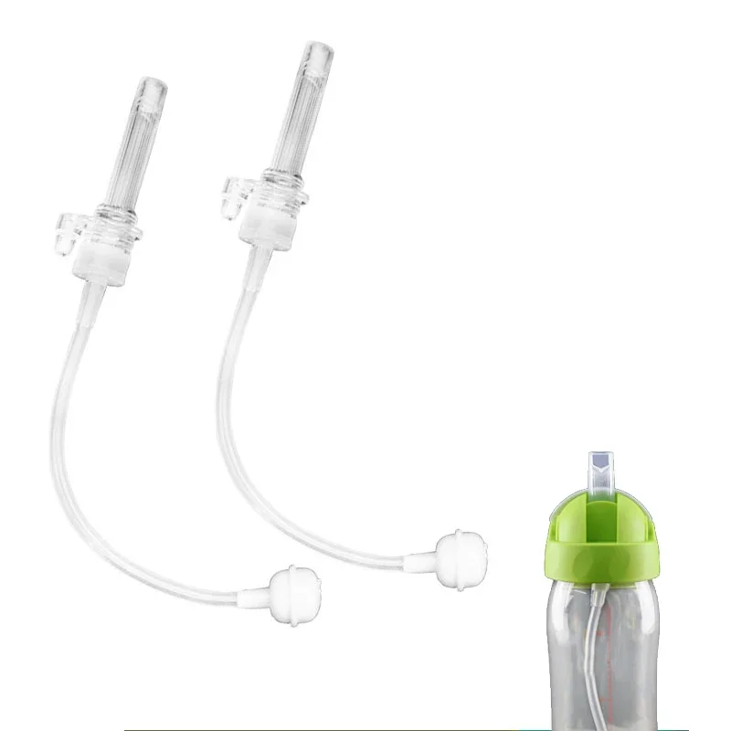 Baby Feeding Accessories 1 Set Children Bottle Straw Liquid Silicone Feeding Sippy Drink Cup Accessory For Baby Children Bottle