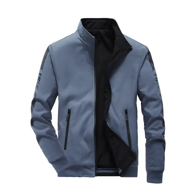 Spring And Autumn New Men'S Inside And Outside Double Wear Can Be Worn Outside The Casual Versatile Fat Sports Outdoor Jacket