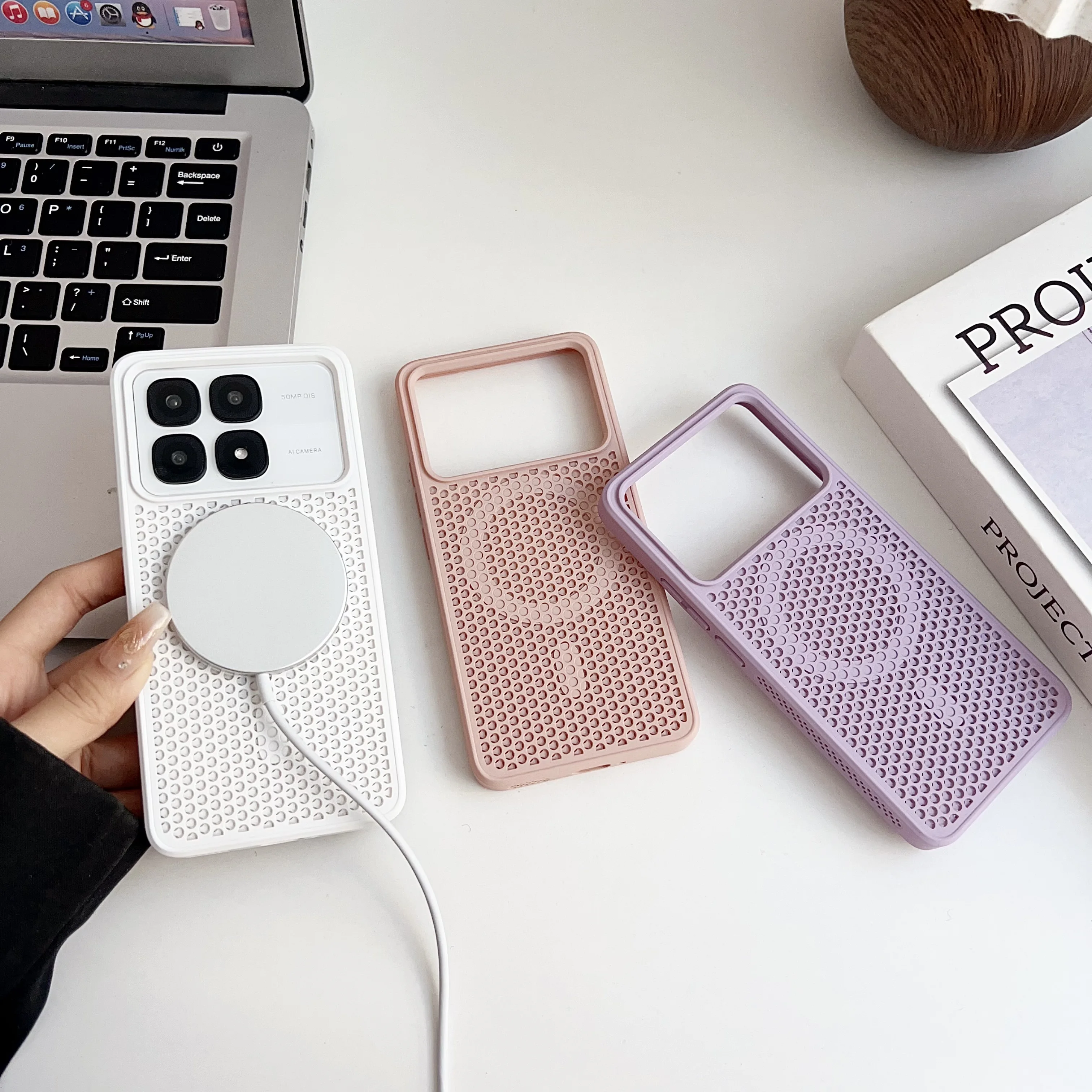 Premium Magnetic Wireless Charging Case with Heat Dissipation Design
