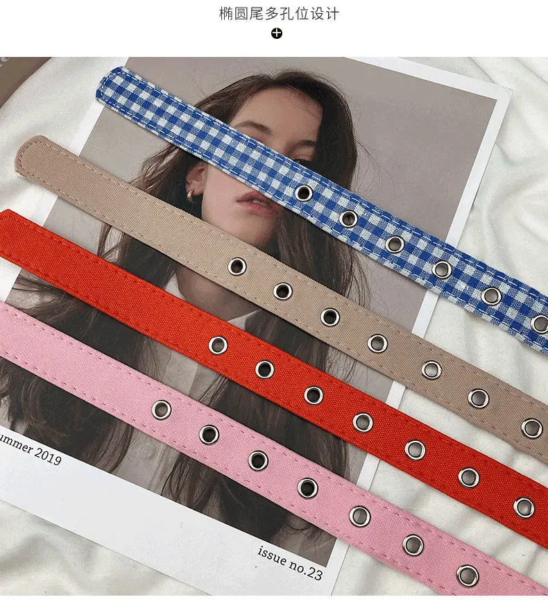 Heart Denim Belt For Women Love Buckle New All-Match Jeans Belts Ladies Pink Fabric Strap Female Personality Dress Waistband 374
