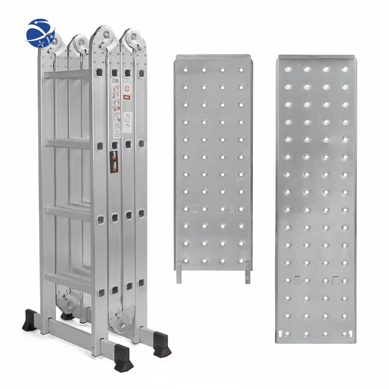 

Folding Ladder Multi-function Aluminium Extension 8 in 1 Step Heavy Duty Combination aluminium ladder 4.7m