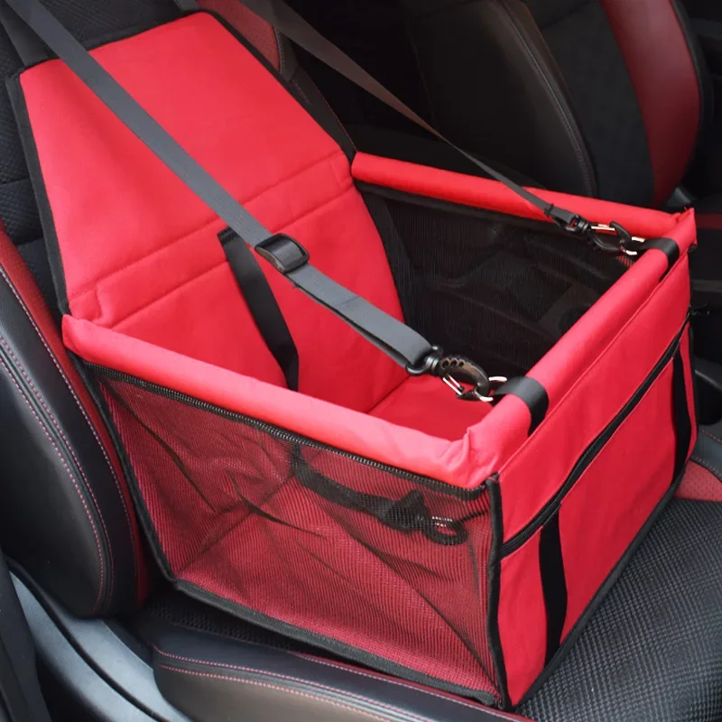 Pet Car Seat Bag Double Thick Travel Accessories Mesh Hanging Bags Folding Pet Supplies Waterproof Dog Mat Blanket Safety