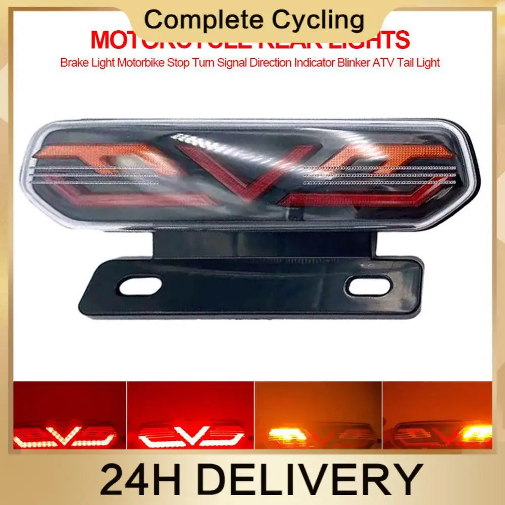 

Motorcycle Brake Light Led 12v Led Motorcycle Brake Light Motorcycle Accessories Tail Light Stop Turn Integrated Tail Light