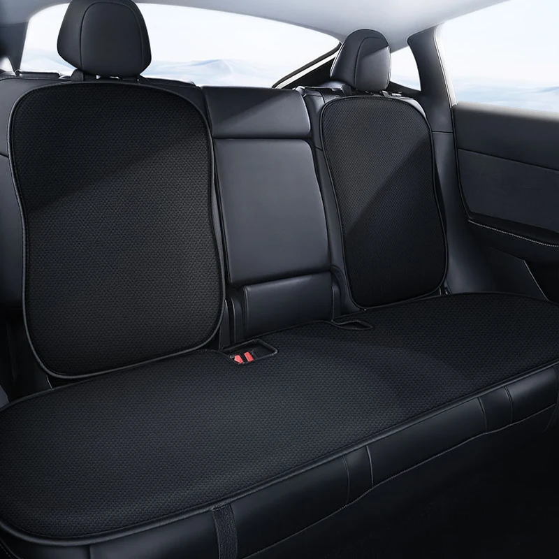 Shademax Coprisedile Anteriore In Rete 3D Per Tesla Model 3 E Model Y – Traspirante, Antiscivolo, Fresco Estivo – 1 Pezzo Nero
