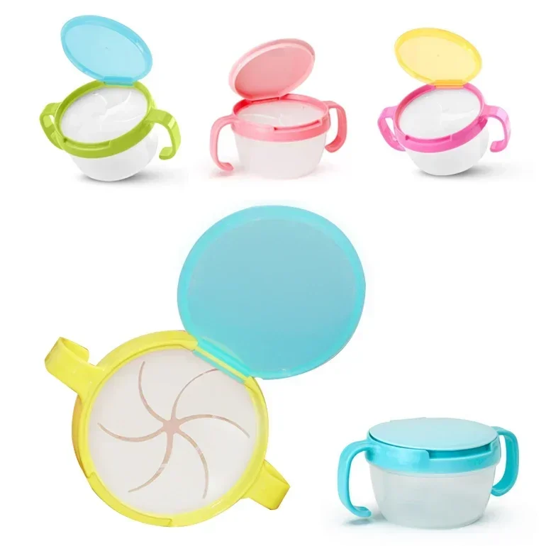 Toddler Spill-Proof Snack Cup with Double Handles