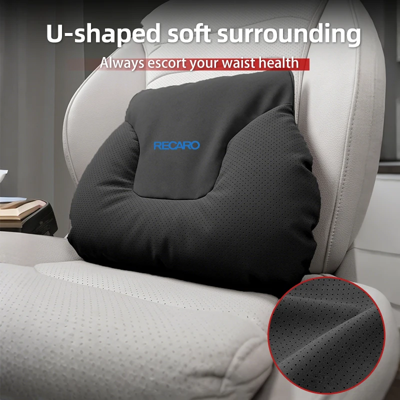Ergonomic Headrest and Lumbar Support Seat Neck Pillow