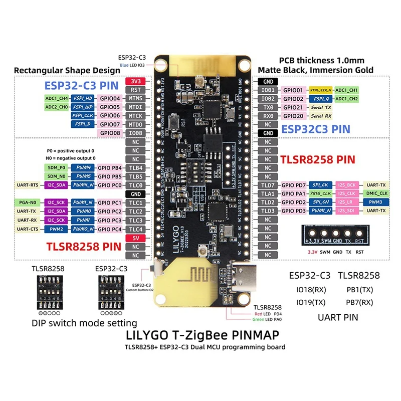 T-Zigbee ESP32-C3 TLSR8258 Zigbee   IOT   Wifi  Ʈ  