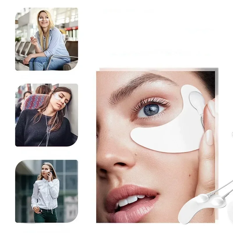 EMS Face Slimmer Mini Electromagnetic Wave Patch Micro-current Facial Massager Beauty Instrument Face Lift Devices