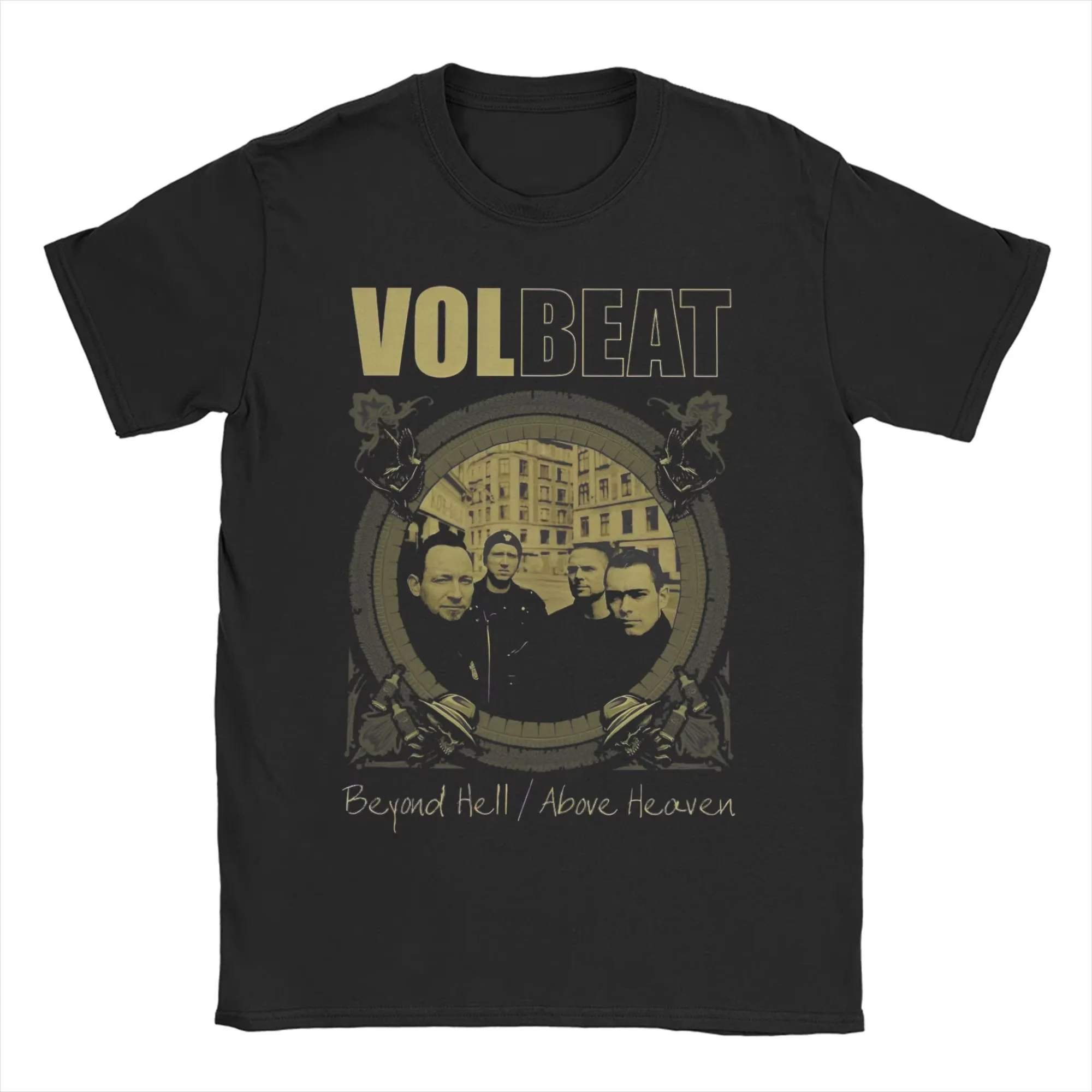 Volbeats Greatest of All Tours 남성 여성 오버사이즈 코튼 티셔츠 탑 메탈 음악 재미있는 옷 Y2k 탑 유니섹스 티셔츠 의류