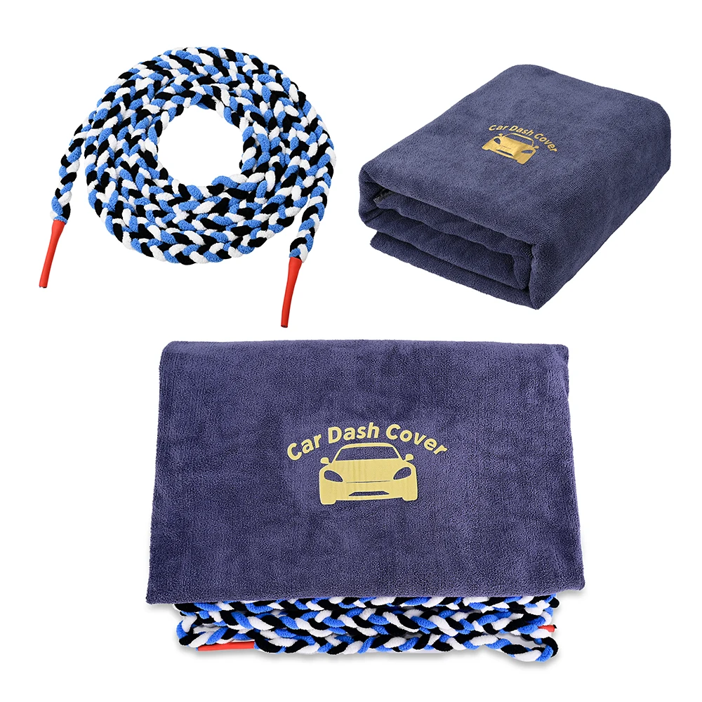 FOSHIO Car Wash Tools Soak Tint Rope Dashboard Protective Cover Strong Water Absorption