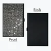 New Diamond Metal Business Card Case Aluminum Organizer Flash Rhinestone Slim Business Card Case Business Supplies 4
