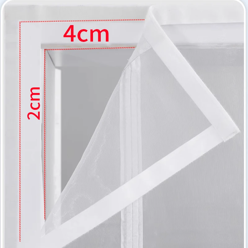 New No Punching Magnetic Screen Door Curtain Anti Mosquito Insect Fly Bug Automatic Closing Household Ventilation Door Curtain 2