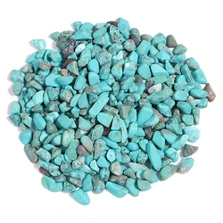 Natural Crystal Gravel Stones | Mixed Gemstones for Reiki, Ore Samples, and Aquarium Decor | 100g (Blue turquoise)