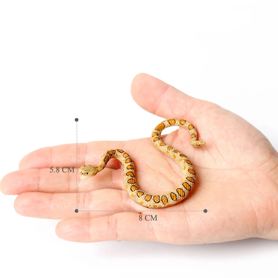 Realistische Wild Cobra Klapperschlange Python Cobra Schlange Boa Constrictor Coralsnake Wild Life Tiermodell Figuren Party Favor Dekor – Detail 5