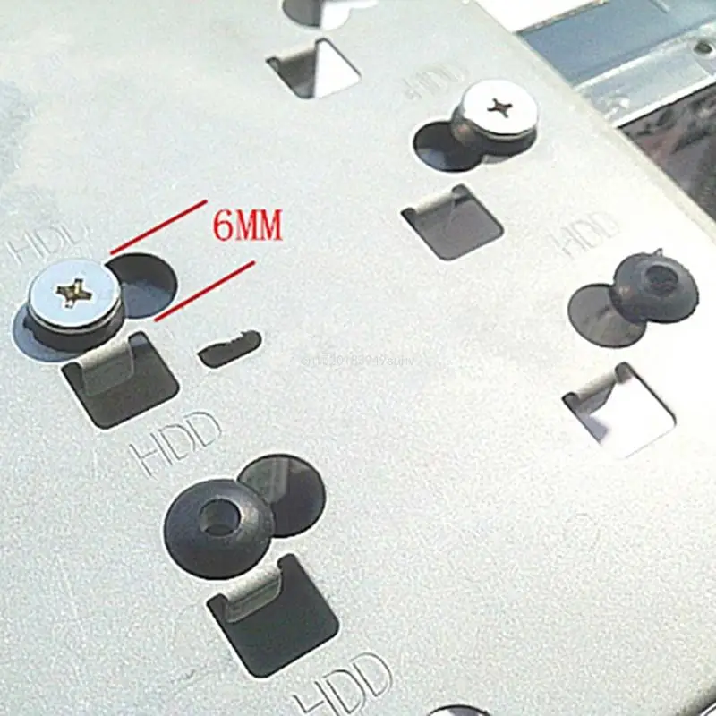 20pcs Computer Case Shockproof Screws + 3.5-inch HDD Shock Absorption