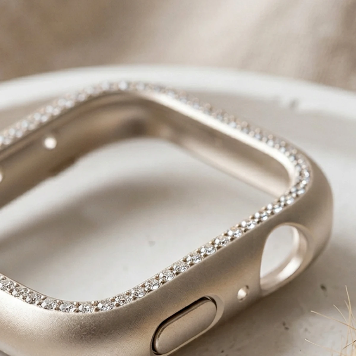 Shiny Diamond Bling Protective Cover for Women - Hard PC Bumper Frame for Smartwatches