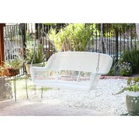 W00206S-B Resin Wicker, White 2