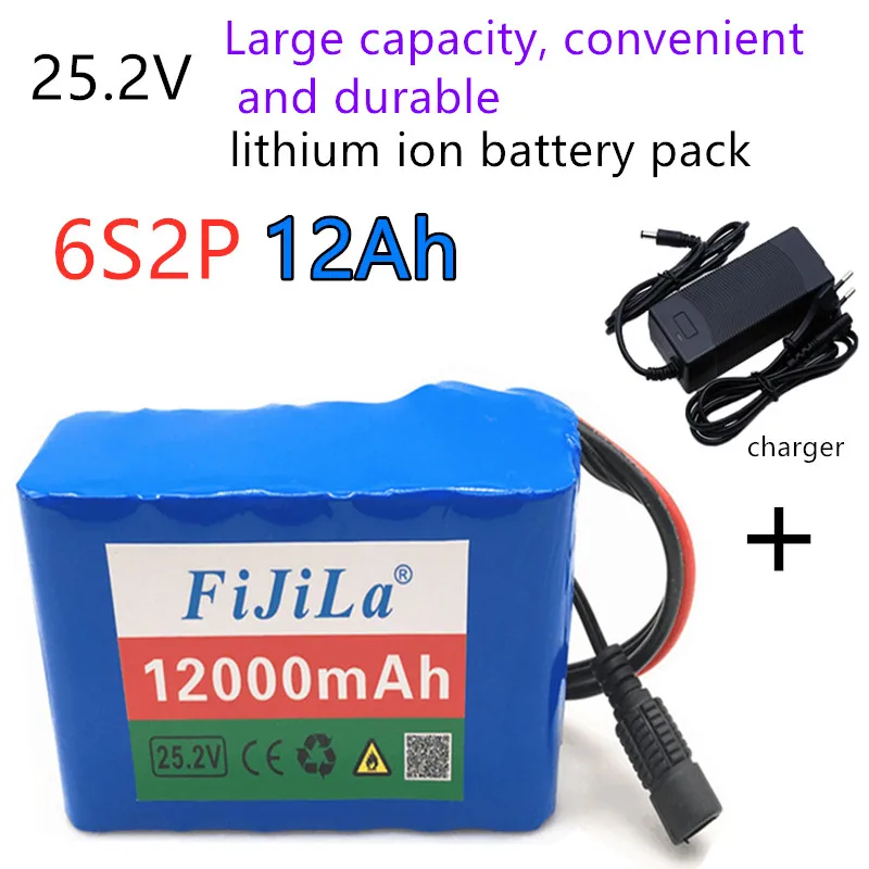 6s2p24v12.0ah1865 0 комплект литий-ионный батарей 25.2v12000mAh Электрический велосипед