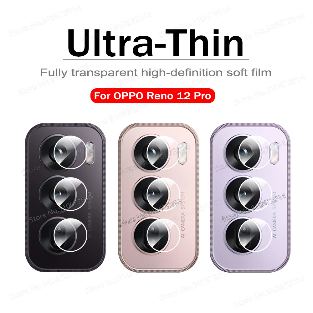 3-Pack HD Back Slim Camera Lens Protector - Soft Film
