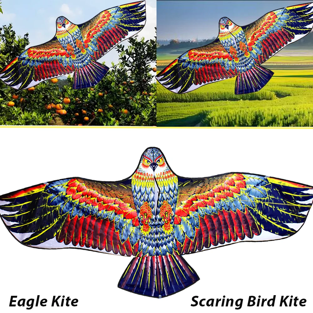 Outdoor Eagle Kite 1.6m With Handle And Line Good Flying eagle kite