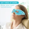 Ice Eye Mask Reusable Ice Pack for Eyes,Hot Cold Compress Gel Bead Cooling Eye Mask with Eye Hole,Perfect Gift For Birthday/Chri 4