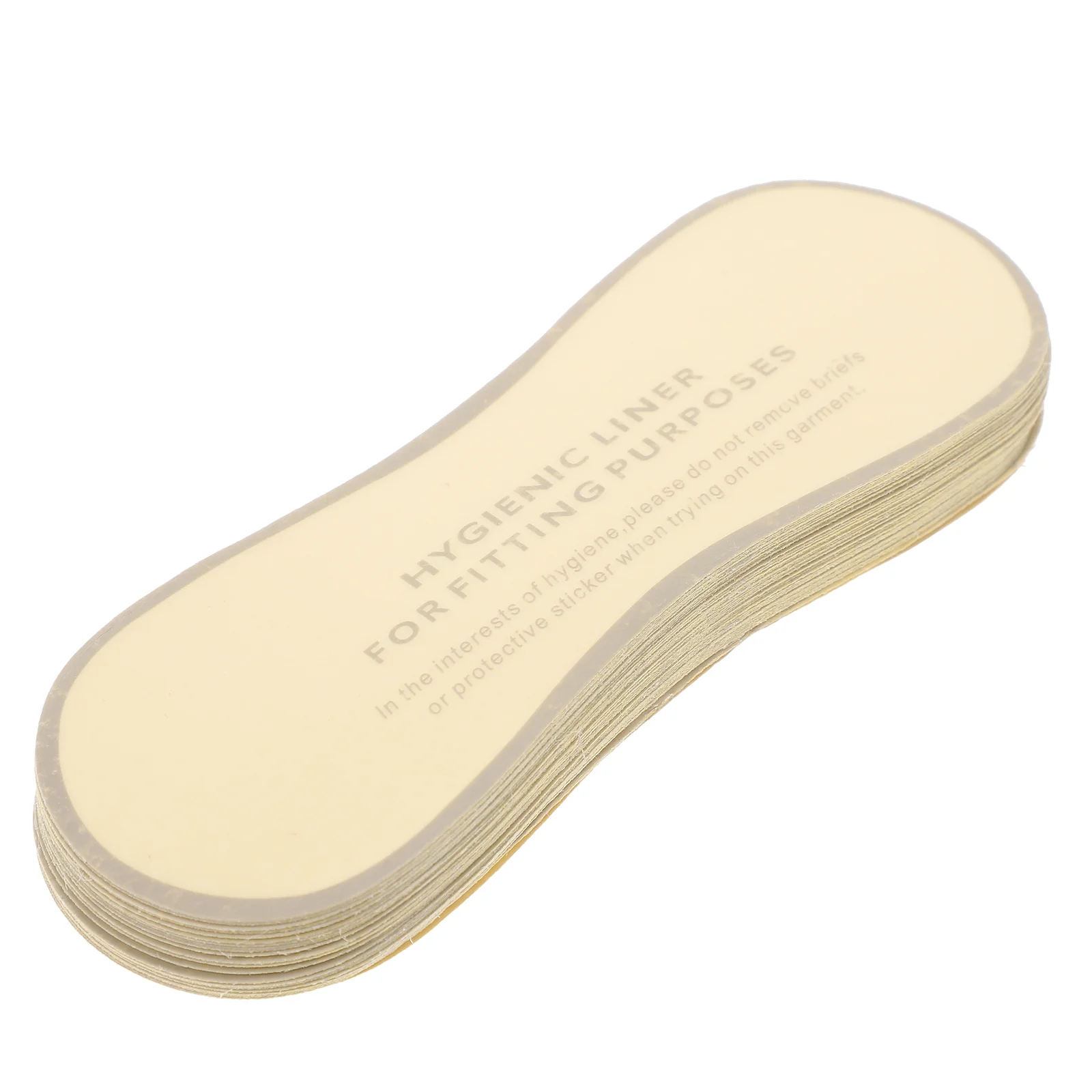 

50 Pcs Hygienic Swimsuit Panty Stickers Try On Liners Protective Pvc Self-adhesive For Clear Decal Swimwear Strips