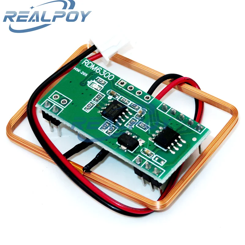 Модуль считывания RFID 125 кГц RDM6300 UART, система контроля доступа на выходе для комплекта «сделай сам»