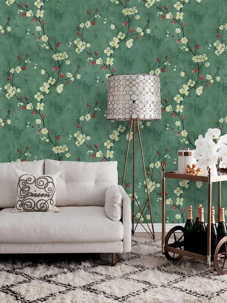 Vinyl Green Leaf Peel and Stick Wallpaper Self Adhesive Contact Paper  Removable Waterproof Wallpaper For Furniture Renovation - AliExpress