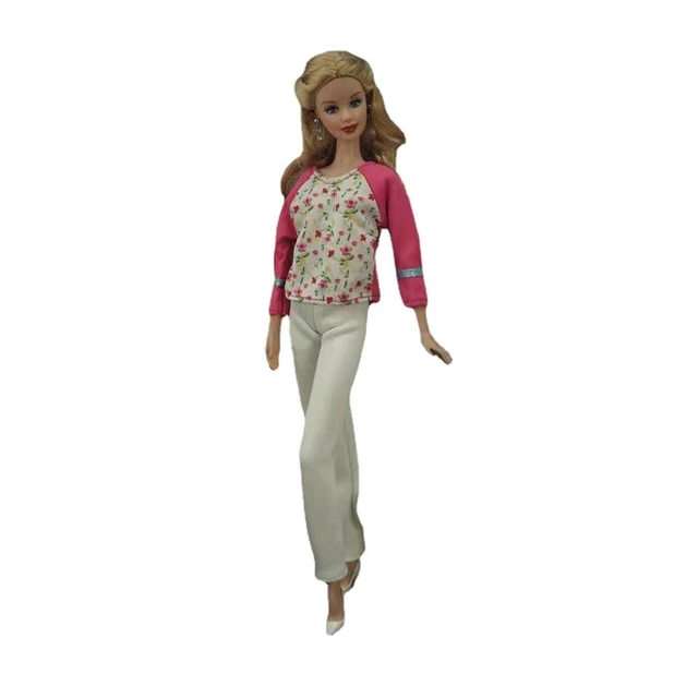 Moda 11.5 roupas de boneca para barbie vestido para bonecas barbie outfits  fr/st camiseta tanque tops saia calças 1/6 acessórios brinquedos -  AliExpress
