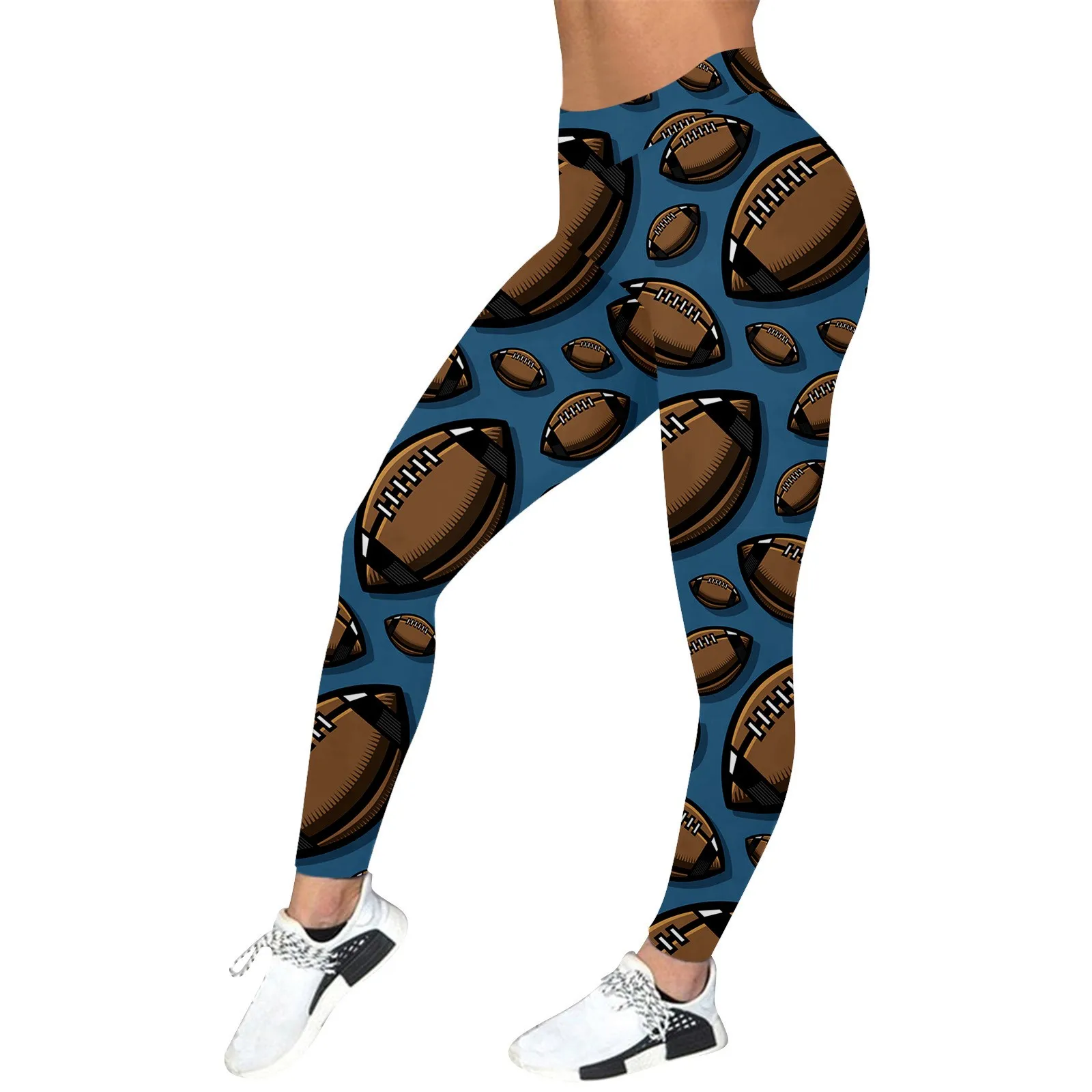 

Womens Casual Comfort Printed Sport Leggings Workout Trousers Pants
