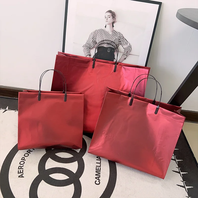 20 Event Party Shopping Mall Promotion Advertising Packaging Bags Wedding Gift Handbags Customized Logo_voghion.com