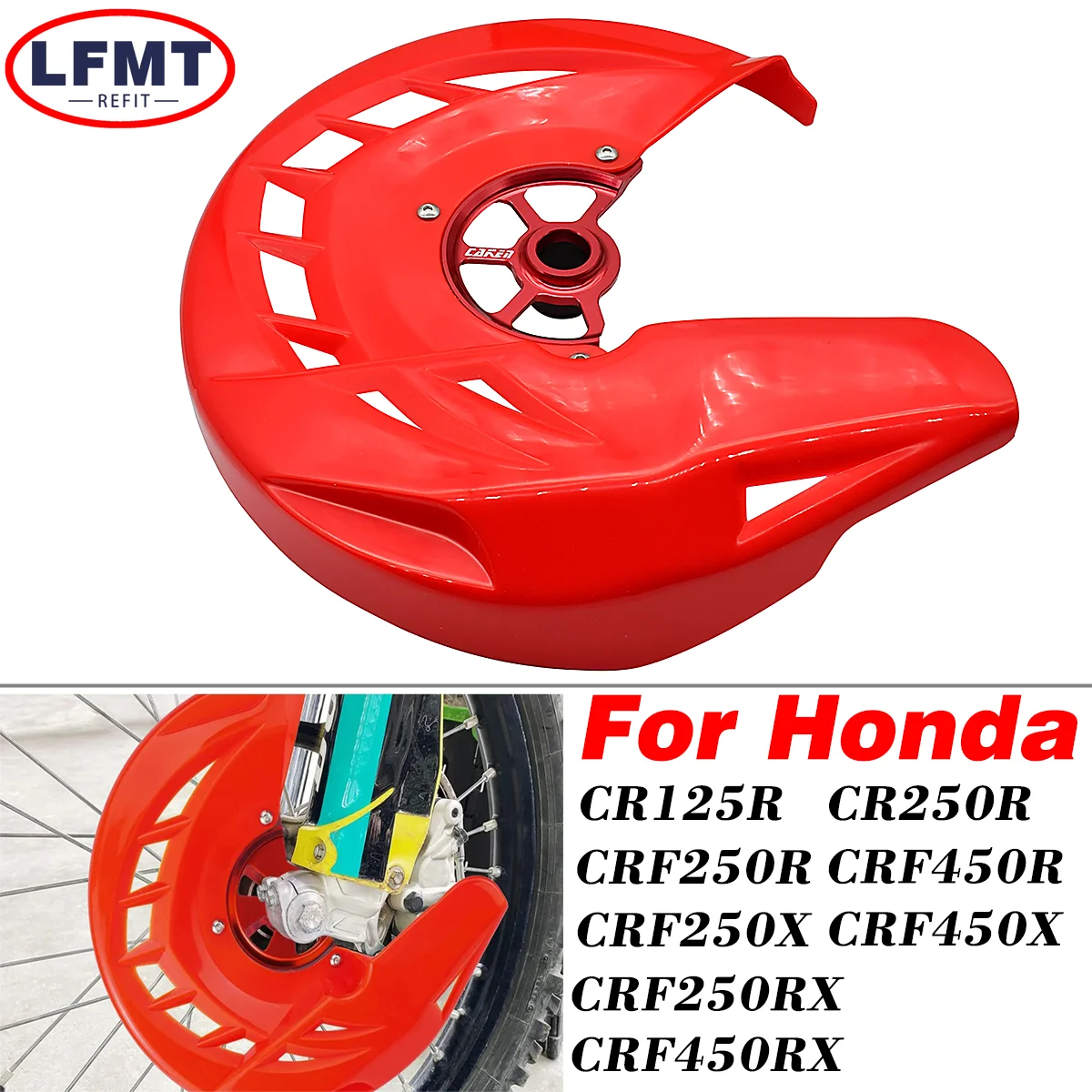 

Motorcycle Front Brake Disc Rotor Protector Cover Guard For Honda CR125R CR250R CRF250R CRF450R CRF250RX CRF450RX CRF250 450 X R