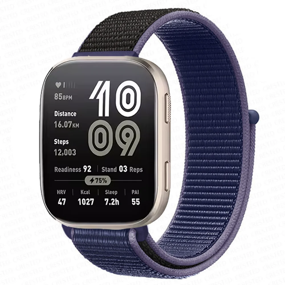Nylon Loop Watchband Bracelet - 22mm Strap Replacement