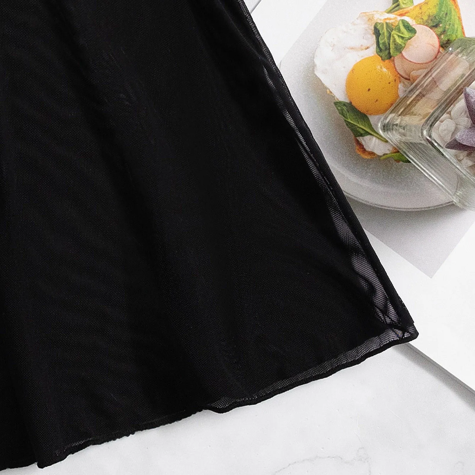 Falda de playa transparente para mujer, traje de baño para mujer, ropa de playa envolvente, trajes de baño - Imagen 5