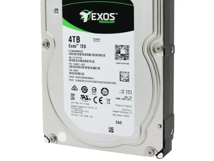 For EXOS 7E8 4T ST4000NM0025 Enterprise 4TB 7 2K 12Gb s 3 5 SAS Hard Drive