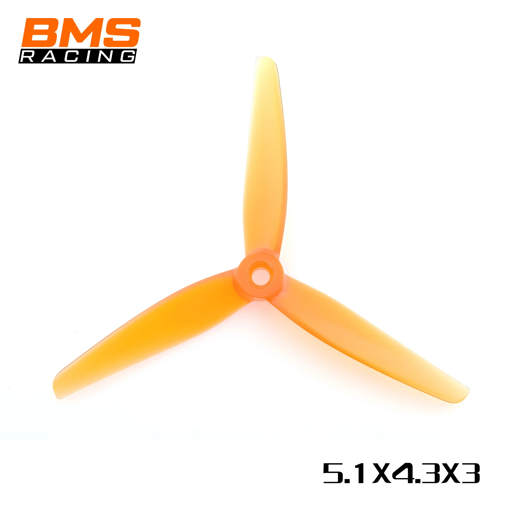 

2 пары 4 шт. HQPROP BMS 5.1X4.3X3 5143 3-лопастные пропеллеры PC для FPV беспилотных 5-дюймовых дронов DIY запчасти