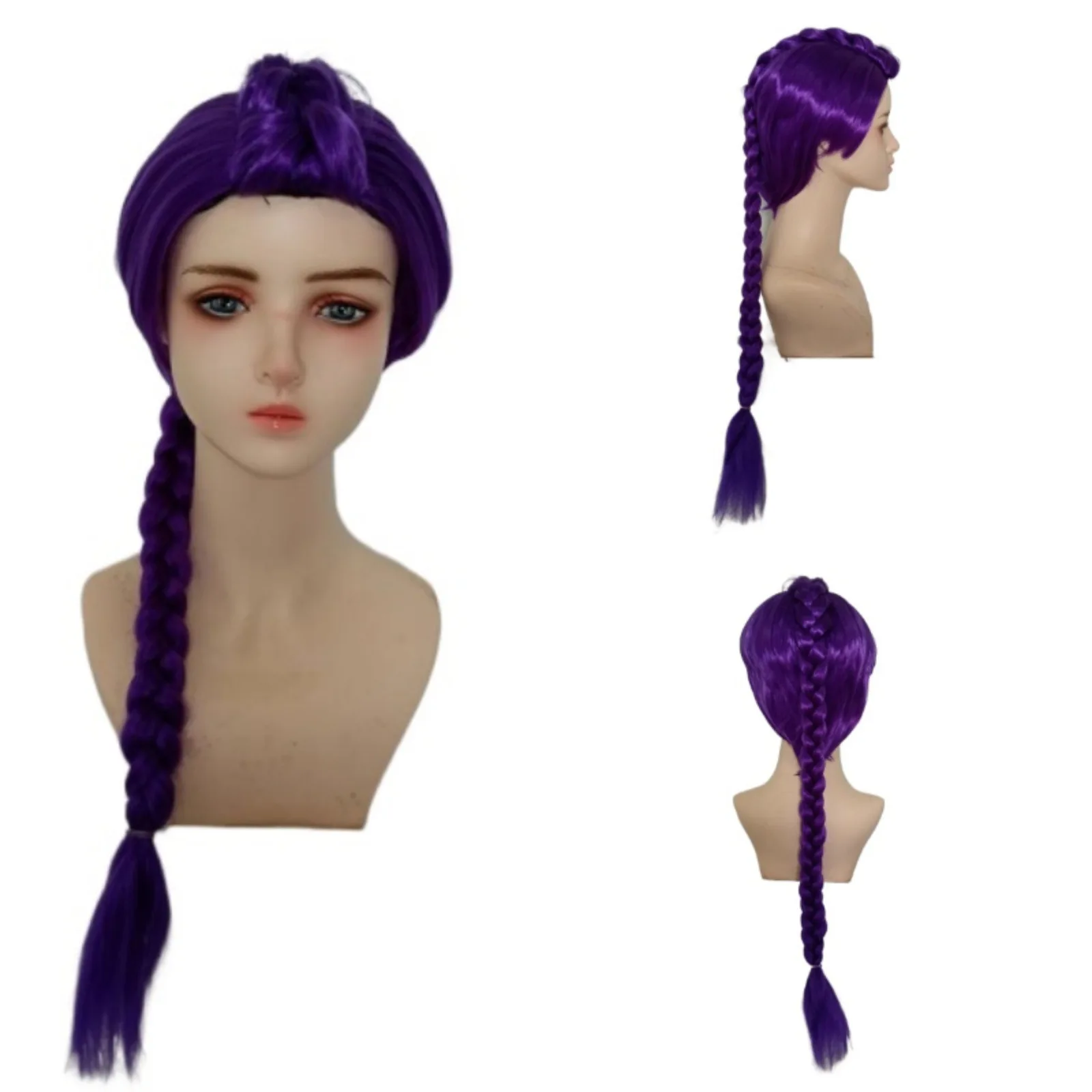 Purple Braid Wig