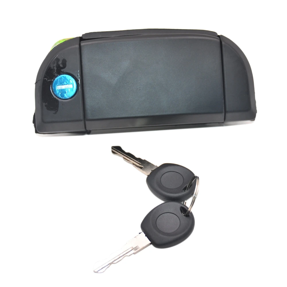 

Car Right Front Side Door Handle MECHANISM with 2 Keys Metal Door Handle for 701837206 T4 Transporter MK IV 1990-2003