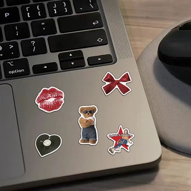 100 Stickers Y2K Impermeabili - Adesivi Vinile Per Diary, Phone, Laptop, Stile Aesthetic