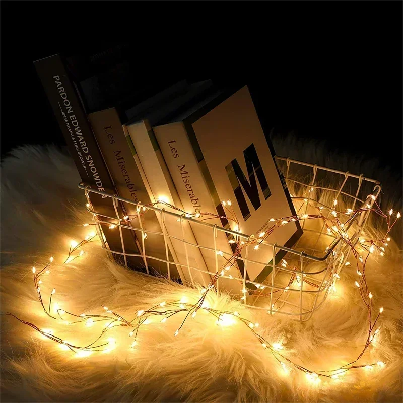 USB Firecrackers LED String Lights 8 Modes Remote Control Garland Fairy Lights Wedding Party Christmas Garden Home Decorations led string lights decorative lights string lights led fairy lights