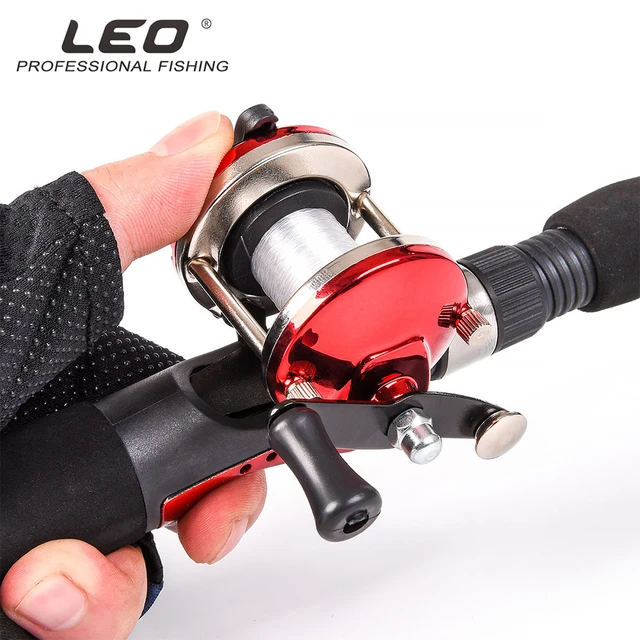 2023 1Pc Mini Fishing Reel Winter Ice Fishing Wheel Metal