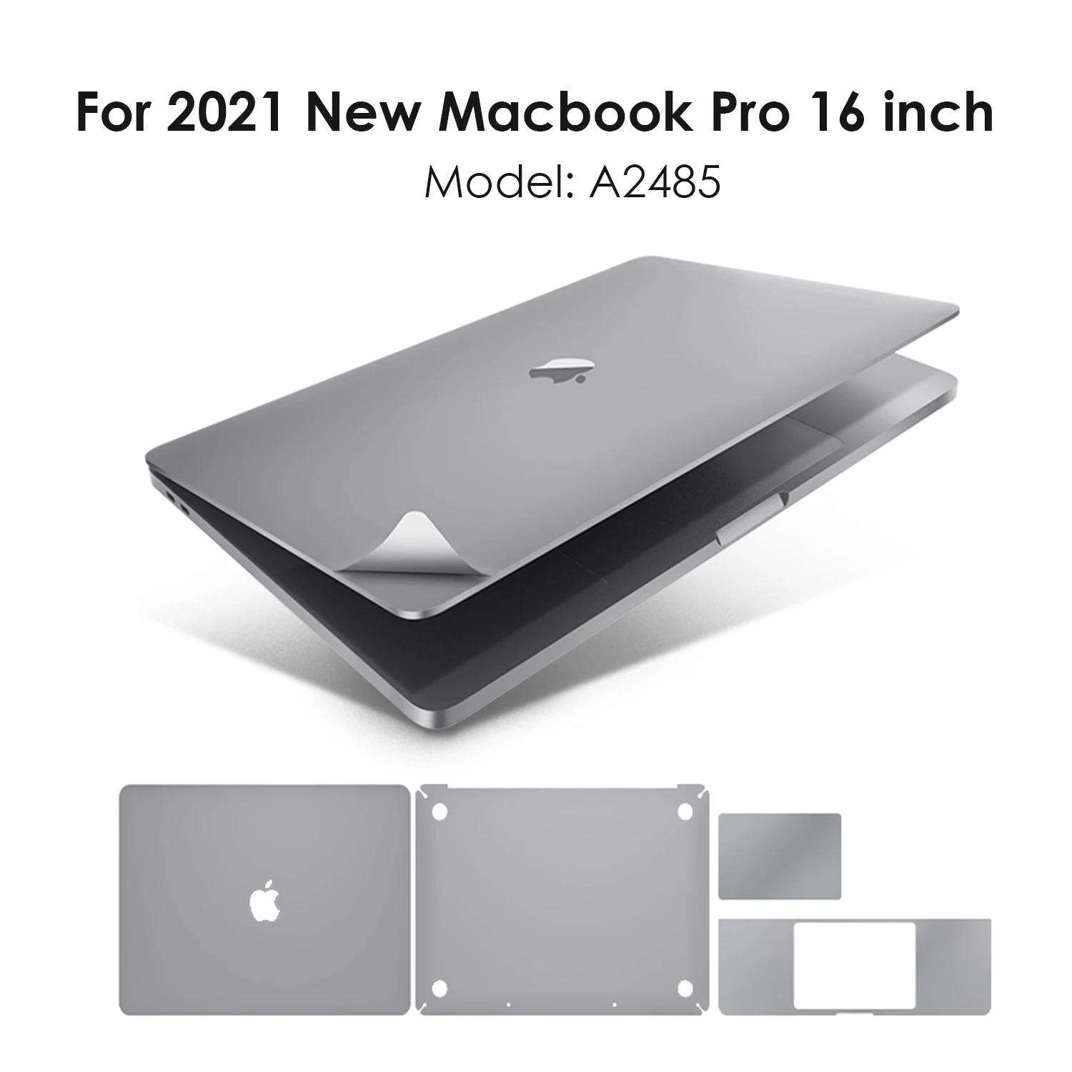 

Full Body Sticker for 2021 New MacBook Pro16 Model A2485, Include Top + Bottom + Touchpad + Palm Rest Skin Full-Cover Protective