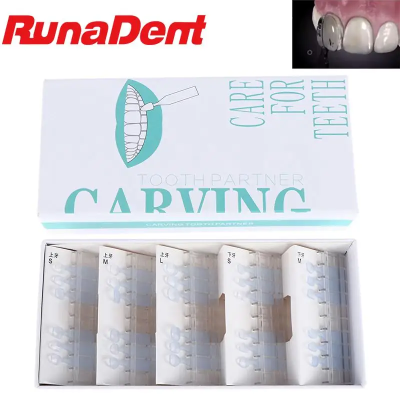 

Dental Filling Mould Fit Composite Resin Light Cure Anterior Front Veneers Teeth Tooth Whitening Tool Dentist Material