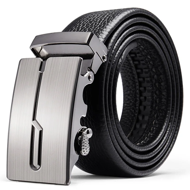 

2021 Famous Brand Belt Men Top Quality Genuine Luxury Leather Belts for Men Strap Male Metal Automatic Buckle men belts