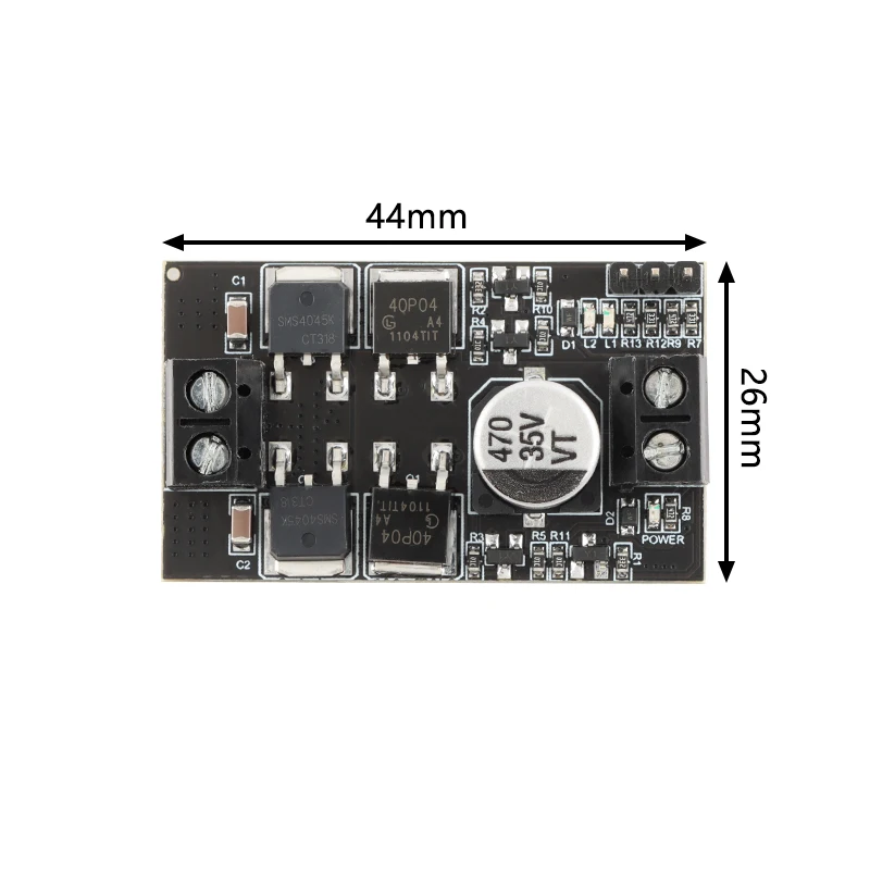 DC Motor Drive Module 10A High-power with Forward and Reverse PWM Speed Regulation Wide Voltage and High Current MC10