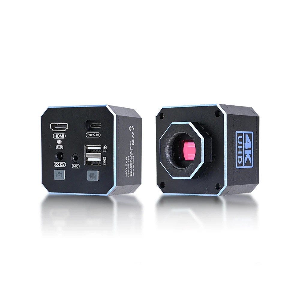 헤이어 8MP 4K 60FPS 1/1.8 인치 IMX678 산업용 C-마운트 카메라 전자제품 납땜 수리용 측정 카메라