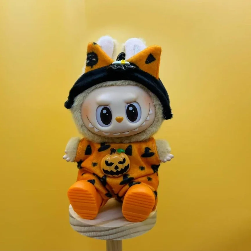 Labubu Halloween Pumpkin Cat Costume
