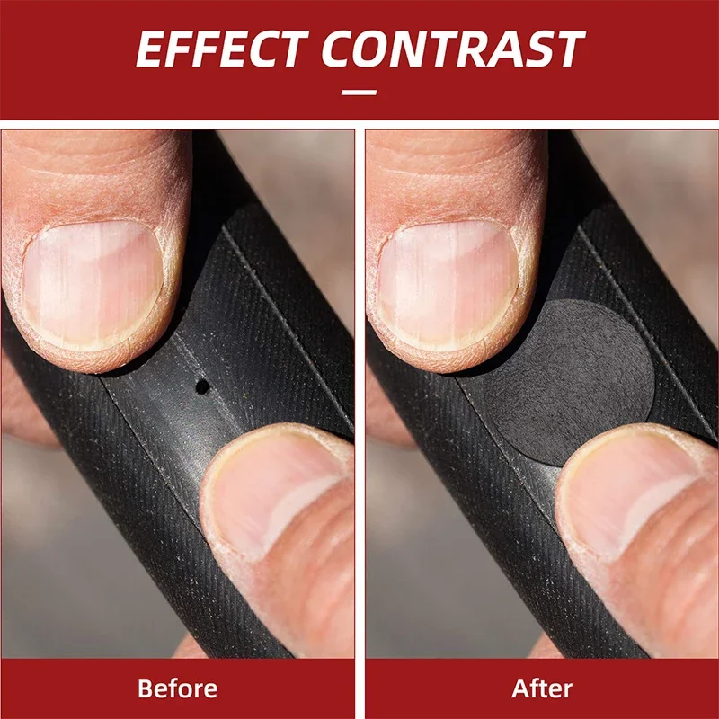 Car Motorcycle Tire Repair Patches Glue-free Protection Adhesive Quick Drying Bicycle Tyre Patch 12PCs