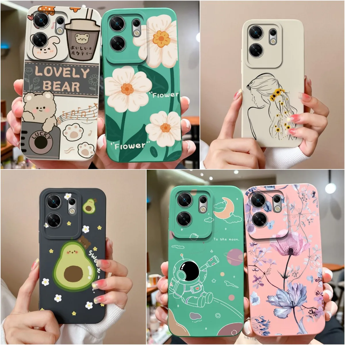 Custodia Per Telefono Per Infinix Zero 30 Cover Fashion Design Matte Camera Protection Silicone Liquido Per Infinix Zero Ultra 5G 2023 Funda